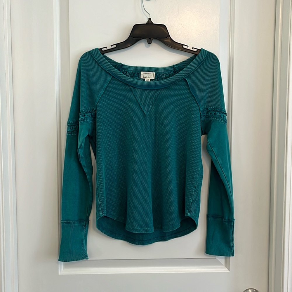 Artelier by Nicole Miller cotton blend top size xs